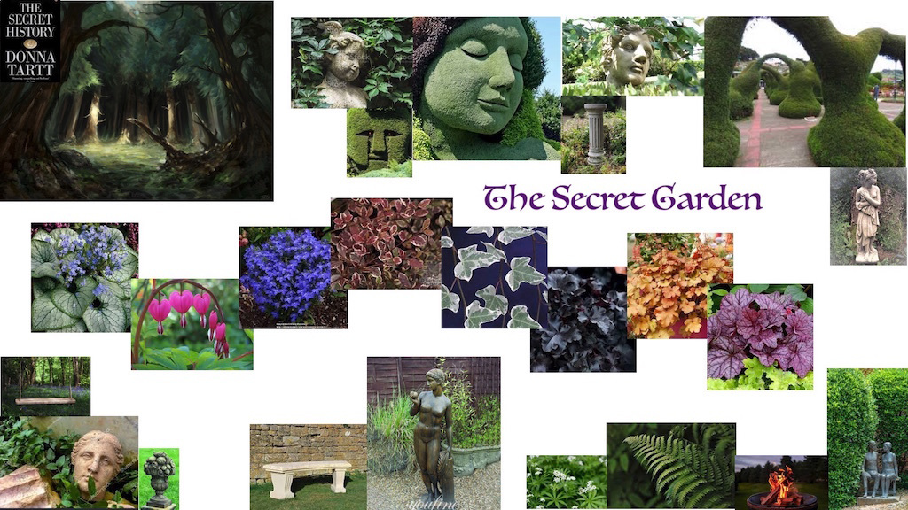 Mood board for The Secret Garden projct